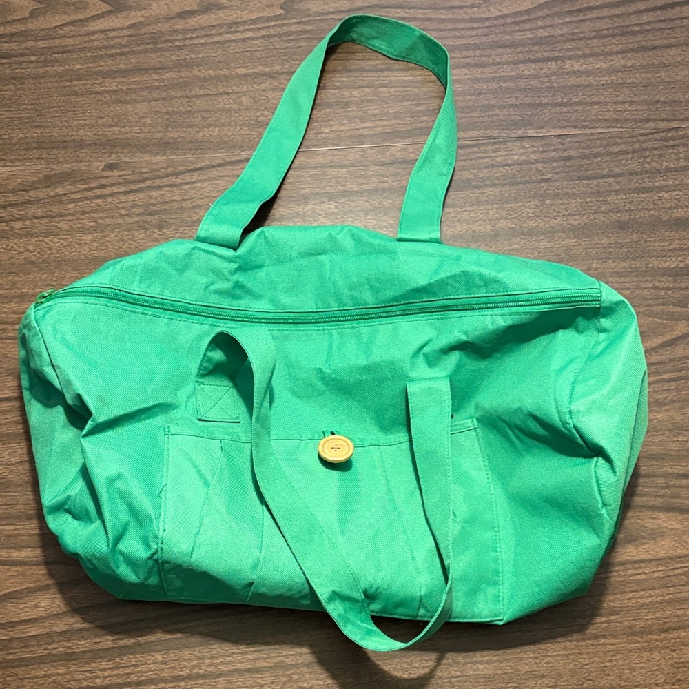 Green Duffle Weekender Bag